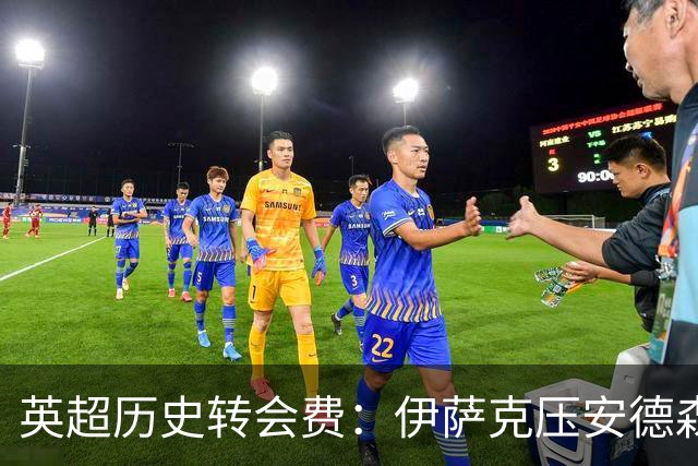 英超历史转会费：伊萨克压安德森居首，托纳利1.08亿欧列第9